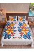 Hand Painted Rayon Bedsheet Set King Size